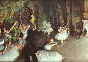 Rehearsal on the Stage Edgar Degas